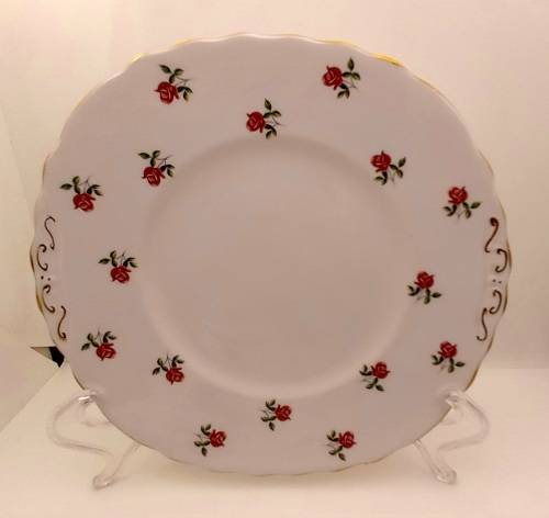 Vintage COLCLOUGH Bone China Cake Plate Made in England  Excellent Condition