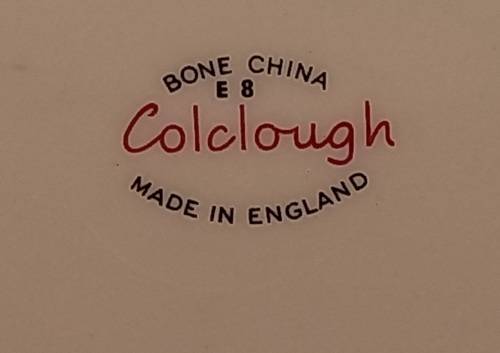Vintage COLCLOUGH Bone China Cake Plate Made in England  Excellent Condition