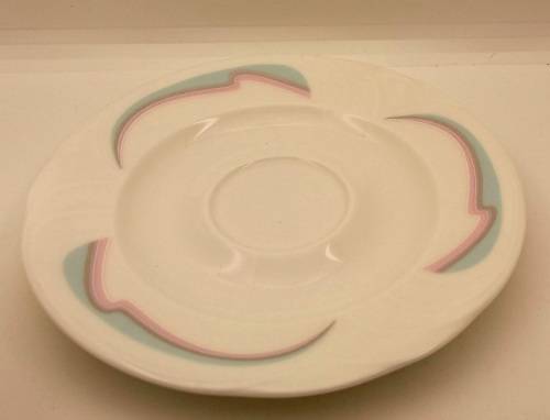 Vintage 1986 Royal Albert Bone China HORIZONS Aurora series Tea Duo -(Cup has black marks)