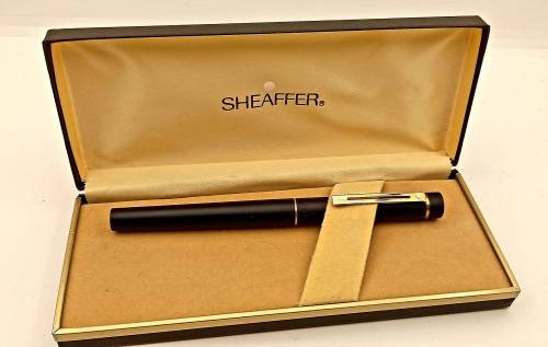 Vintage Sheaffer Targa 1003 Fountain Pen In Case 14kt Gold Medium nib