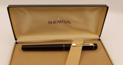 Vintage Sheaffer Targa 1003 Fountain Pen In Case 14kt Gold Medium nib