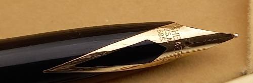 Vintage Sheaffer Targa 1003 Fountain Pen In Case 14kt Gold Medium nib