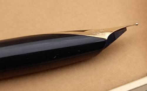 Vintage Sheaffer Targa 1003 Fountain Pen In Case 14kt Gold Medium nib