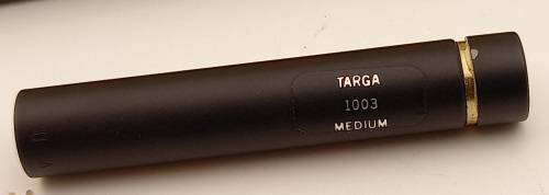 Vintage Sheaffer Targa 1003 Fountain Pen In Case 14kt Gold Medium nib