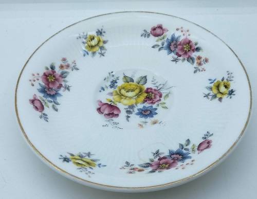 Vintage Mayfair Pottery Coffee Duo Fine bone China (crack on bottom of cup)