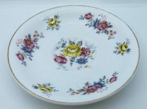 Vintage Mayfair Pottery Coffee Duo Fine bone China (crack on bottom of cup)