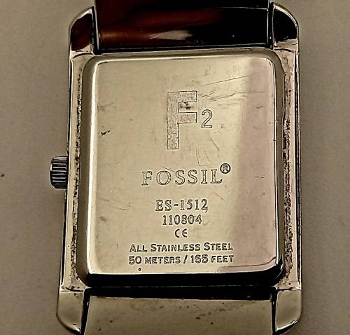 Pre-owned Ladies F2 Fossil ES-1512 110804  watch with original strap- WORKING and in great condition