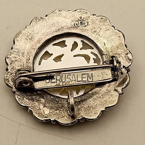 Vintage Jerusalem Brooch (Silver) 31x2mm
