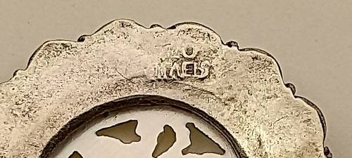 Vintage Jerusalem Brooch (Silver) 31x2mm