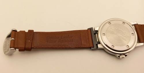 Pre-owned Camel Trophy 10ATM Quartz Adventure Men's Watch- Working- Camel Leather Strap