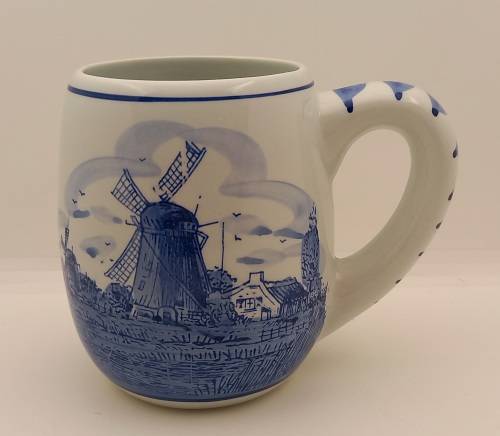 DelftsBlauw  Hand painted Cup Made in Holland 117x135x95mm
