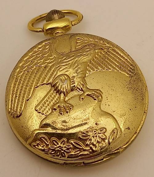 Vintage style Quartz Pocket watch from the Hachette pocket watch collection -Working