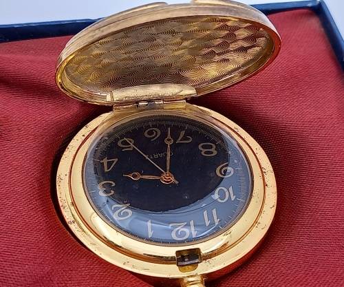 Vintage style Quartz Pocket watch from the Hachette pocket watch collection -Working