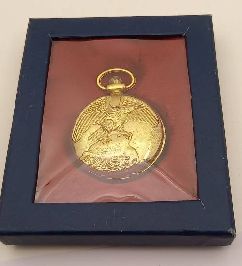 Vintage style Quartz Pocket watch from the Hachette pocket watch collection -Working