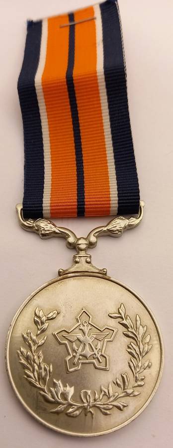 SADF General Service Medal - Full Size - With Ribbon - Numbered.