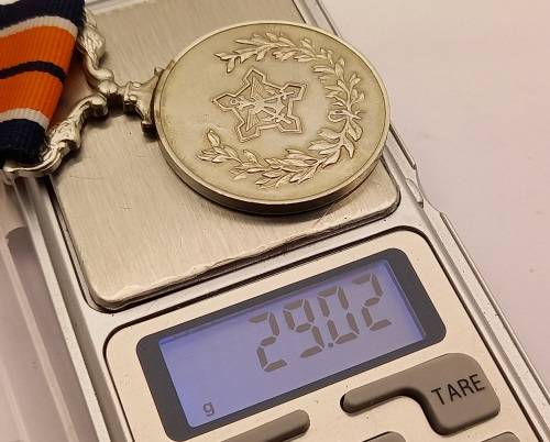 SADF General Service Medal - Full Size - With Ribbon - Numbered.