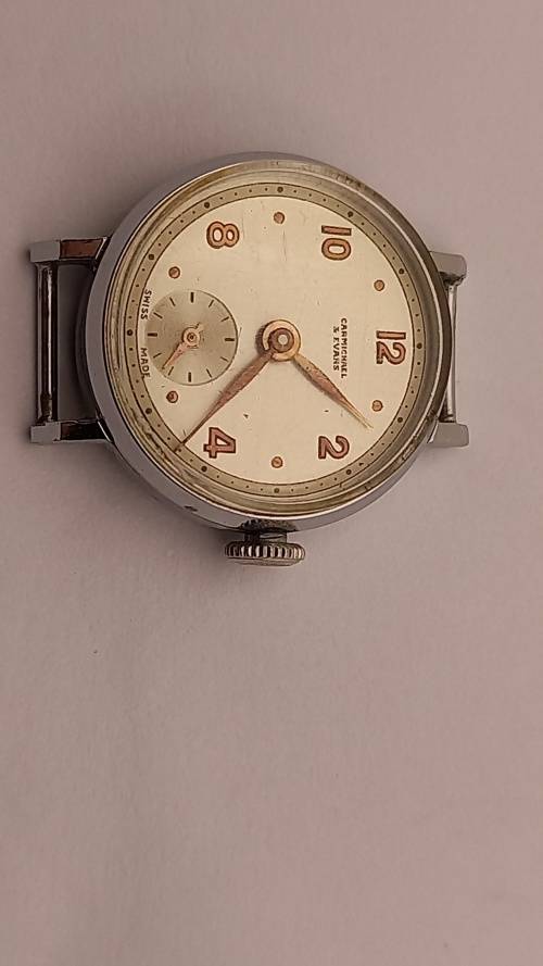 Vintage Carmichael & Evans Swiss Made Ladies watch Mechanical -Working 21x26mm