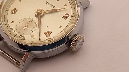 Vintage Carmichael & Evans Swiss Made Ladies watch Mechanical -Working 21x26mm