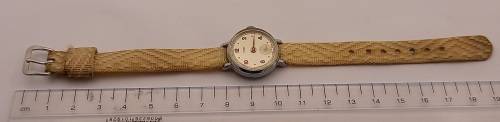 Vintage Carmichael & Evans Swiss Made Ladies watch Mechanical -Working 21x26mm