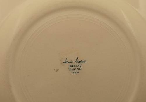 Vintage 1930`s Susie Cooper ``Endon`` 1574 Plate 229mm