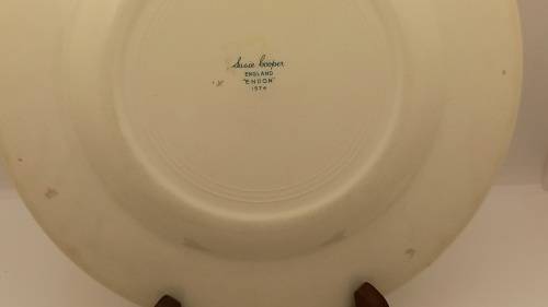 Vintage 1930`s Susie Cooper ``Endon`` 1574 Plate 229mm