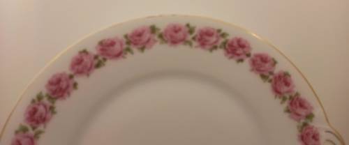 Vintage Bavaria Sevres Thu.C MR  Cake Plate, Creamer and Sugar Bowl (creamer has small chip)