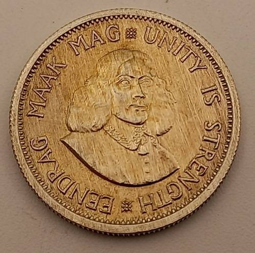 1961  South Africa (.500 Silver) 10 Cents 1st decimal series (Circulated)