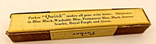 1930s Vintage PARKER VACUMATIC FOUNTAIN PEN in original box - USA( Ink tested )