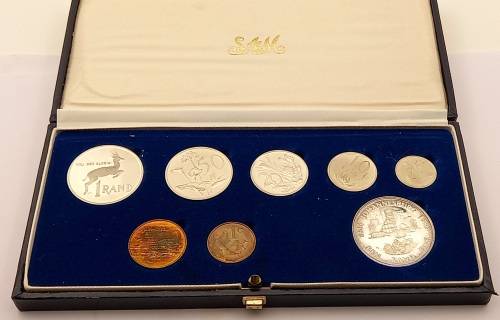 1986 S.A Mint Proof Coin Set with Silver R1