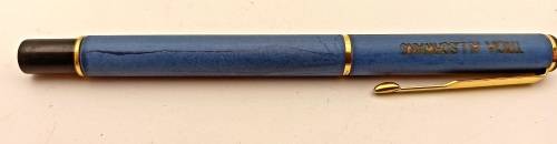 Vintage blue Parker  Fountain Pen -Personalised - Cartridge is Empty