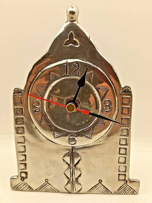 Genuine Carrol Boyes Pewter Desk Clock (Working) Battery Operated