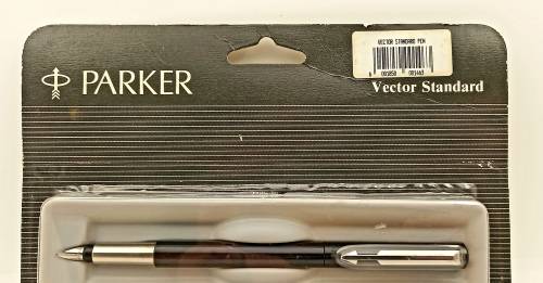 Vintage Parker Vector standard FOUNTAIN Pen in unopened Original Packaging (New Old Stock)