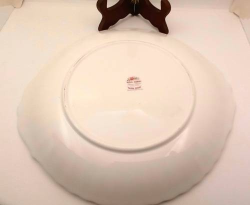 Vintage Royal Albert  "Moss Rose" Cake Plate  - Mint Condition - Made in England
