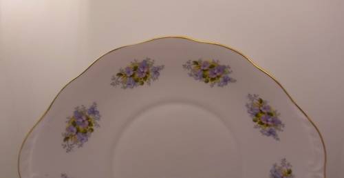 Vintage Queen Anne "G 96 1" Fine Bone China Cake Plate - Ridgway Potteries