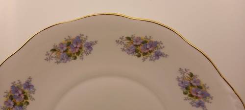 Vintage Queen Anne "G 96 1" Fine Bone China Cake Plate - Ridgway Potteries