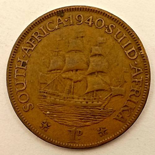 1940 South Africa 1 Penny - George VI SUID AFRIKA - SOUTH AFRICA