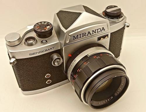 Vintage 1960's MIRANDA SENSOMAT 35mm Camera with 1:1.8 F=50mm Lens-Japan -see more