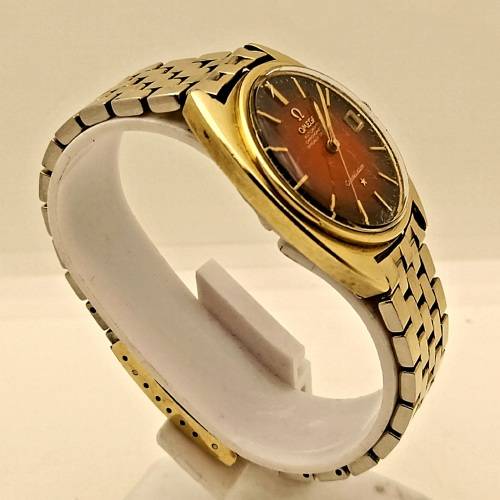 Pre-owned Vintage OMEGA Constellation Automatic Chronometer watch -in box -Working -Glass scratched