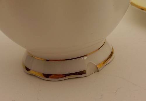Royal Albert Rainbow Yellow tea Trio (cup has a chip on bottom rim)