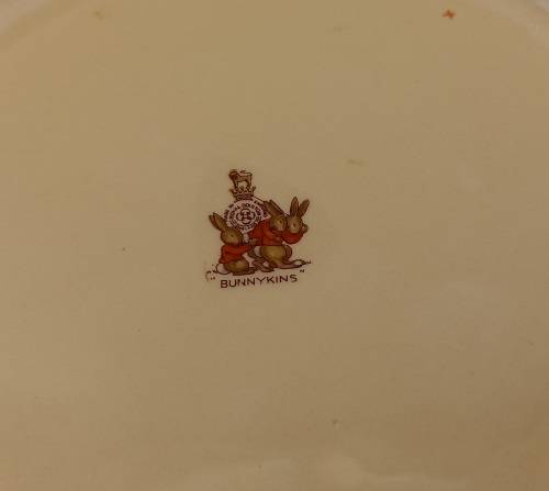 Large Vintage Royal Doulton BUNNYKINS Bowl 45x190mm- Chipped see Photos