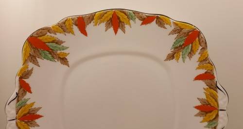 Vintage Fine Bone Bell China Cake Plate Made in England 254mmx240mm