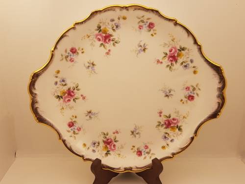 1970's Royal Albert TENDERNESS Cake Plate 270x236mm