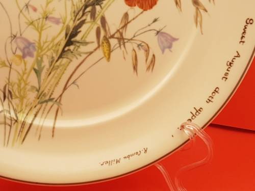 Vintage Noritaki Wall Plate 264mm- The Country Diary of an Edwardian Lady -Ireland