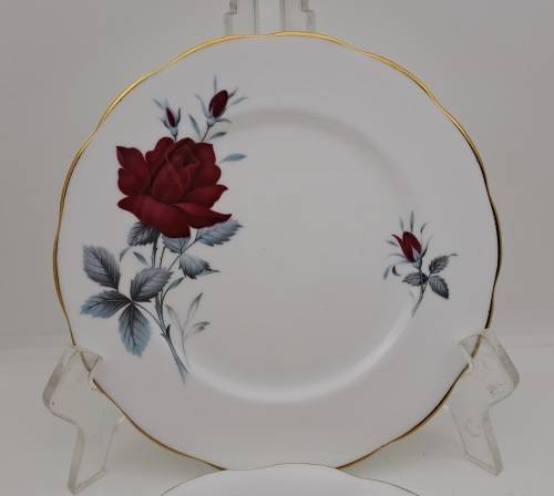 Vintage Royal Albert Bone China `Sweet Romance` Trio -see condition