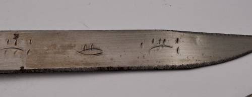 Antique Greek dagger, commemorating the Greek War of Independence, March 17, 1821 with sheath