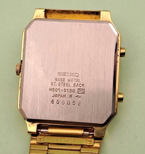 Pre-owned 1986 Seiko H601-5150 Analogue/Digital Alarm Chronograph Quarts watch -working