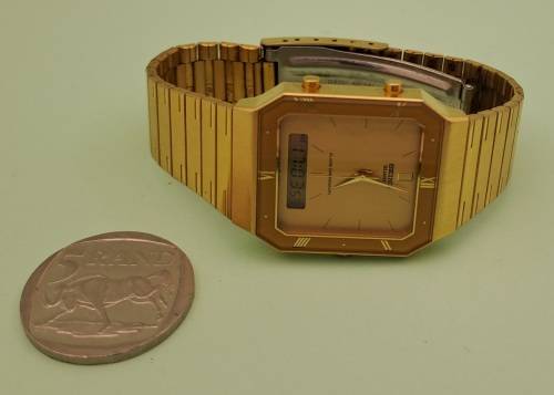 Pre-owned 1986 Seiko H601-5150 Analogue/Digital Alarm Chronograph Quarts watch -working