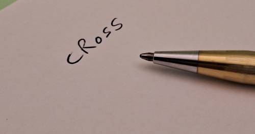 Pre-owned - Cross 1/20 10kt Rolled Gold Pen and Pencil set Made in Ireland -Ink still ok  -In Case