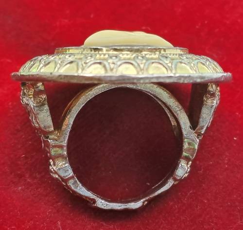 Vintage Cameo Ring 40x32mm inside diameter is 15mm