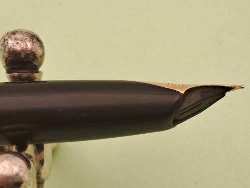 Vintage Gold plated Sheaffer Fountain pen with 14kt 585 Gold Nib(2 Convertors) Cap engraved